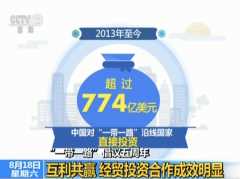 “一带一路”倡议五周年:互利共赢 经贸投资合作成效明显