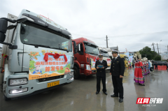 跨山出海！世界长寿乡麻阳冰糖橙赴欧国际班列发车
